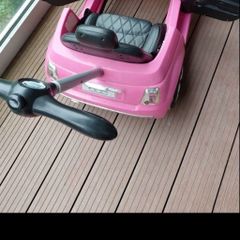 fiat 500  pink car toddler toy push car stroller