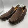 Loake Treviso Brown Suede Leather Mens Moccasin Shoes UK 7.5 EU 41.5 Image 2