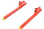 Pallet Forks, 907 kg Clamp on Pallet Forks, 109 cm Total Length Heavy-Duty Quick Attach Tractor Fork Compatible with Tractor Attachments, Loader Bucket,