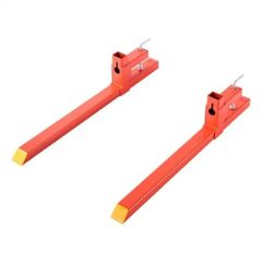 Pallet Forks, 907 kg Clamp on Pallet Forks, 109 cm Total Length Heavy-Duty Quick Attach Tractor Fork Compatible with Tractor Attachments, Loader Bucket,