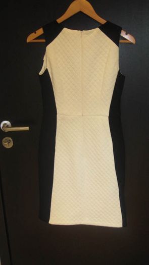 Coast ladies dress cream an black ocassion/party dress size 8