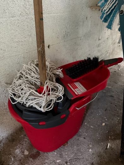 New Vileda Mop & Bucket and Dustpan Set