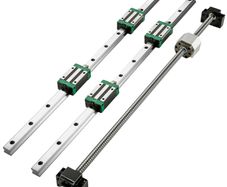 HGR20-1700mm Linear Guide Rail Kit Slide Rail with 1Pcs RM1605-1700mm Ballscrew with BF12/BK12 Kit Linear Slide Rail Guide Rail Square For DIY CNC Routers Lathes Mills
