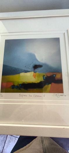 SET OF 2 FRAMED The artwork appears to be a limited edition print 1- Before the Storm II. 2- Evening by the Birch Tree.