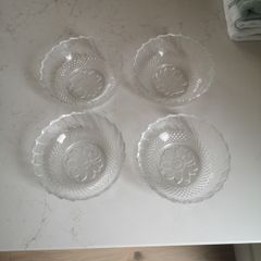 vintage Indonesian glass bowls