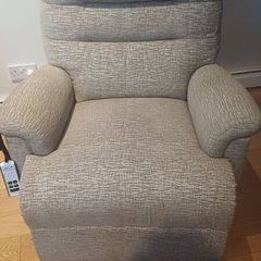 Electric reclining armchair