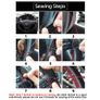 Anti-slip Soft Artificial Leather Car Steering Wheel Cover 38cm steering-wheel With Needles And Thread Auto Interior Accessories Image 2