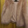 Bershka pink faux fur jacket (free postage) Image 10