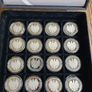 Germany 2013 Silver Plated Proof Coin Medal Set German States in Nice Presentation Holder Image 6