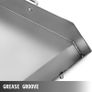 BRAND NEW Stainless Steel Griddle Flat Top Grill Frying Pan with Handles for Outdoor Camps BBQ Grilling Cooking Pancakes, Bacon, Egg Image 4