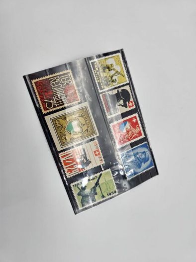 WW2 era Swiss Military Themed Stamps 1939-1945 Period