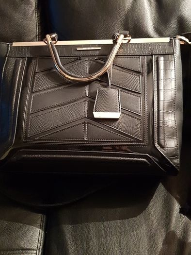 River island ladies black tote