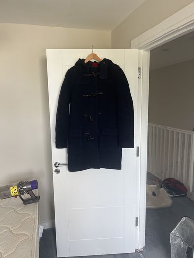 Abercrombie & Fitch Men's Navy Duffle Coat Size Medium