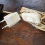 Vintage French Oak Table Lamp Image 4