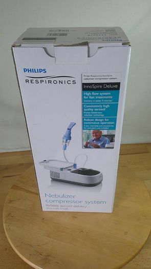 Philips Respironics InnoSpire Deluxe Nebulizer Compressor System REF 1112279 Boxed