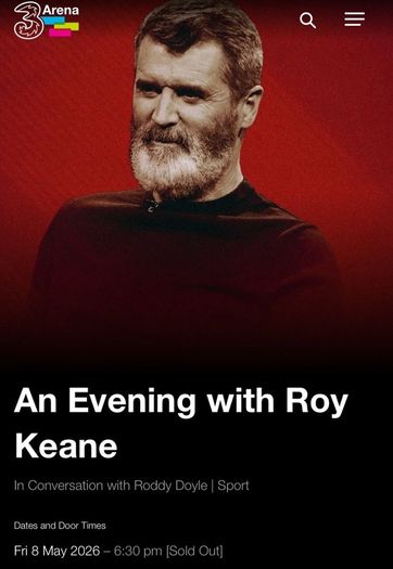 Roy Keane tickets