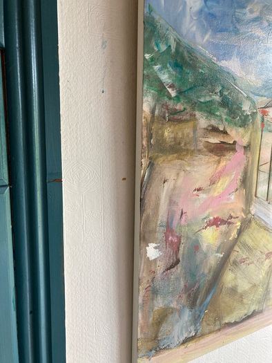 XL Original Painting of Bray Bandstand Wicklow Ireland Original Irish Art