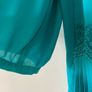 Dunnes Ladies top colour aqua size 14 Image 3