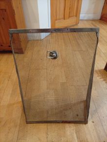 Solid Vintage Heavy-Duty Wire Mesh Spark Guard