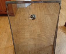 Solid Vintage Heavy-Duty Wire Mesh Spark Guard