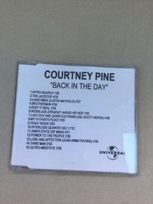 Courtney Pine Back In The Day rare promo cd 2000 jazz