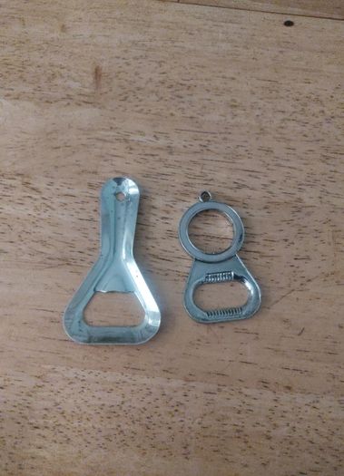 2 Bottle Openers for a euro