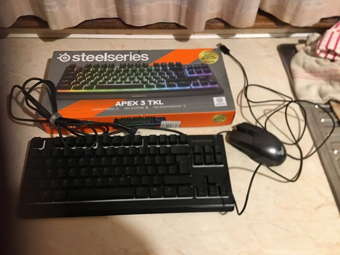 Steelseries and Trust Keyboard and Mouse Bundle