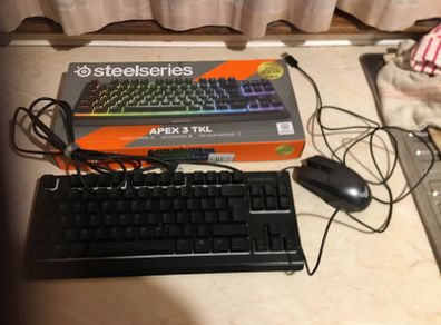 Steelseries and Trust Keyboard and Mouse Bundle