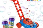 Outdoor Toys for 3 4 5 6 Years Old Kids Gifts, Bubble Machine Toys for Boys Girls, Bubble Lawn Mower with 8oz Bubble Solution, Bubble Blower for Kids Toddlers