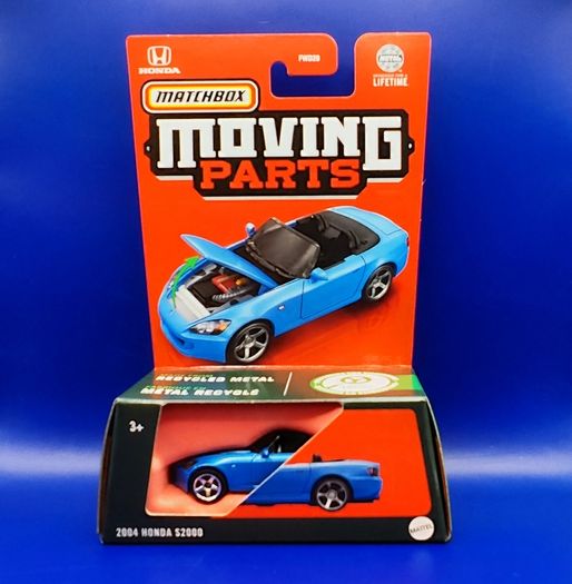 Matchbox Moving Parts series 2004 Honda S2000, new.