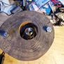 Handcrafted livewood tiered lamp Image 3