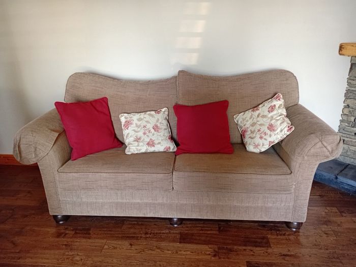Sofas with matching cushions