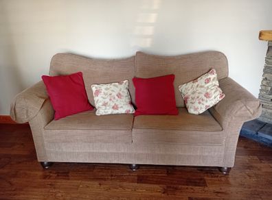 Sofas with matching cushions