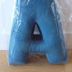 Velvet Letter cushion