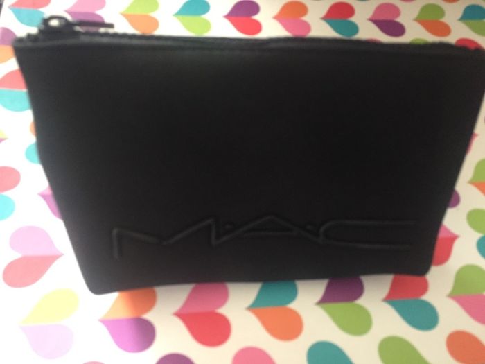MAC cosmetic bag in black  new