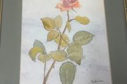 Original Una Gillespie Fliral Watercolour Painting