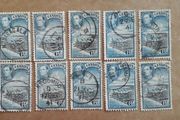 STAMPS - Lot of 10 - Ceylon