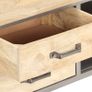TV Cabinet 120x30x40 cm Solid Mango Wood Image 5