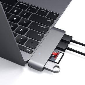 Type-C USB 3.0 3-in-1 Combo Hub and Card Reader