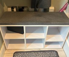 Cushioned Shoe Bench
