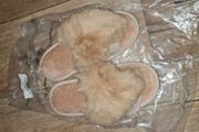 PLT fur slipper bnwt