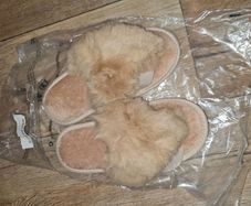 PLT fur slipper bnwt
