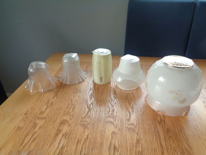 Vintage Light Shades x 5 for Sale