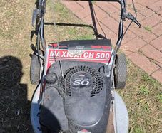 Maxicatch petrol lawnmower