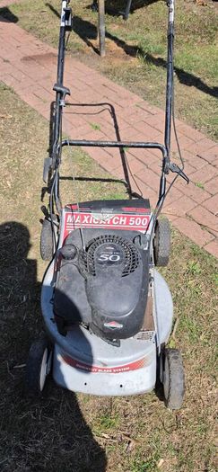 Maxicatch petrol lawnmower