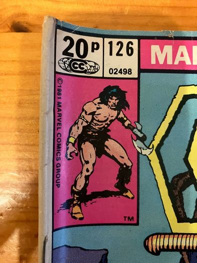 Comic: 'Conan The Barbarian' no. 126 (September 1981)