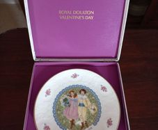 Valentines Present Vintage Royal Doulton St. Valentine Plates