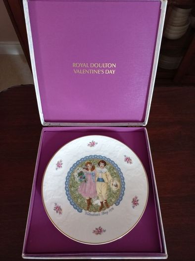 Valentines Present Vintage Royal Doulton St. Valentine Plates