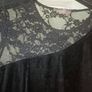 Black velvet/lace dress 14 from A wear Image 5