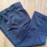 Boys Black and Grey School Trousers. Age 3-4; 5-6 Image 2